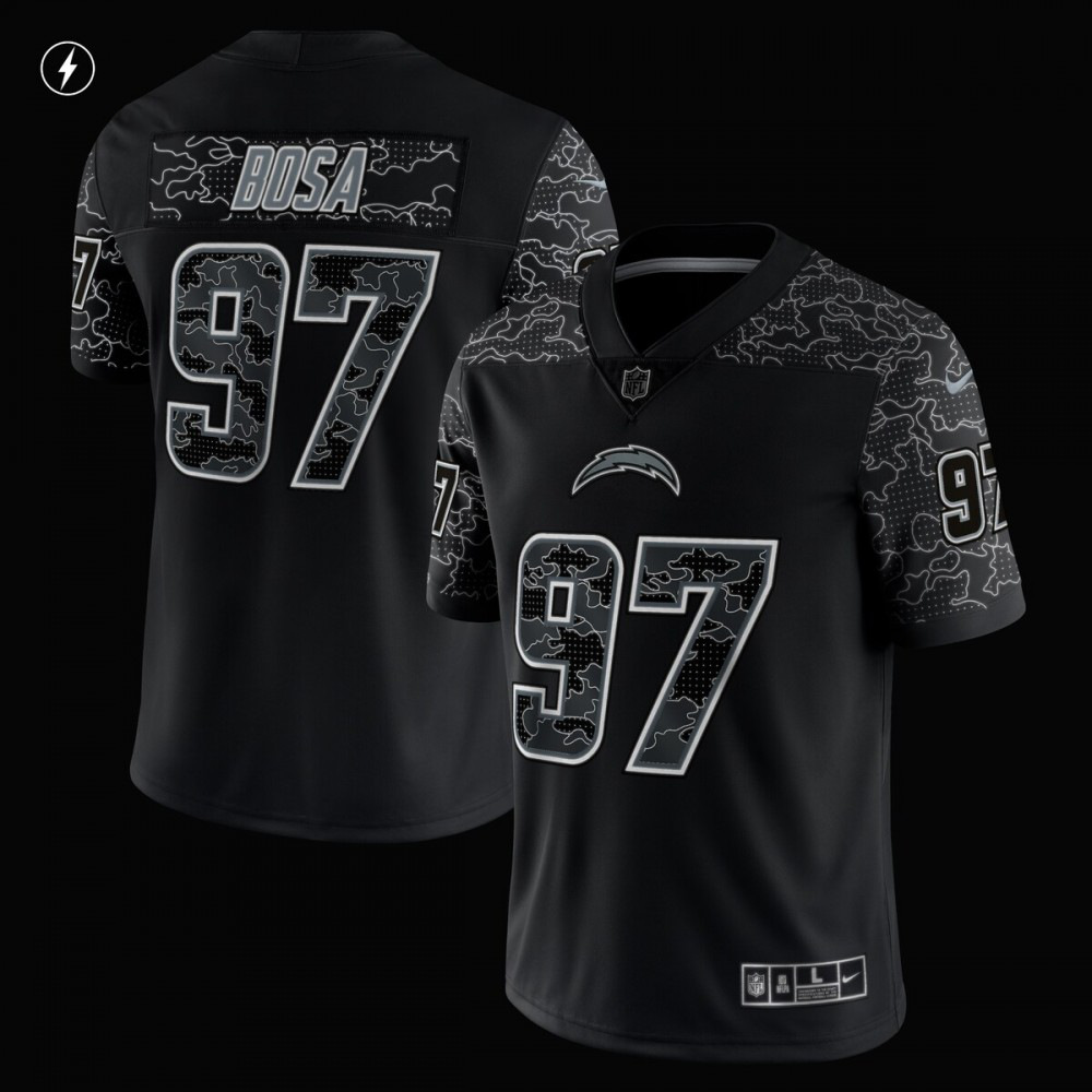 Joey Bosa Los Angeles Chargers Nike RFLCTV Limited Jersey - Black-Profan Arena